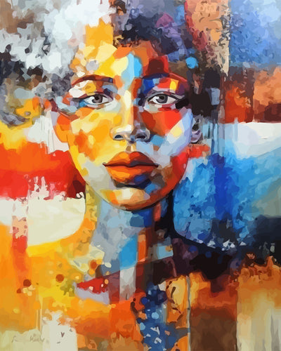 African Woman Diamond Painting