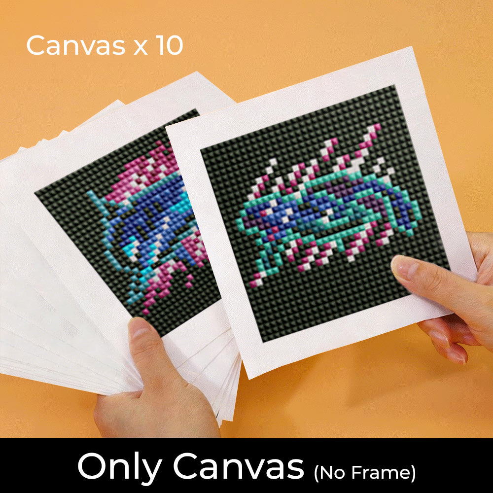 Animals Series 10Pcs - Mini Diamond Painting Kit