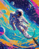 Astronaut and Colorful Space Diamond Painting