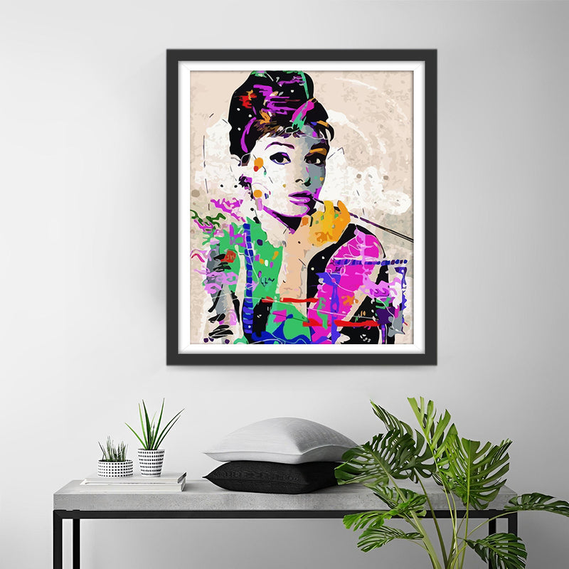 Audrey Hepburn Diamond Painting