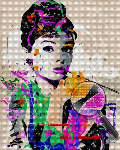 Audrey Hepburn Diamond Painting