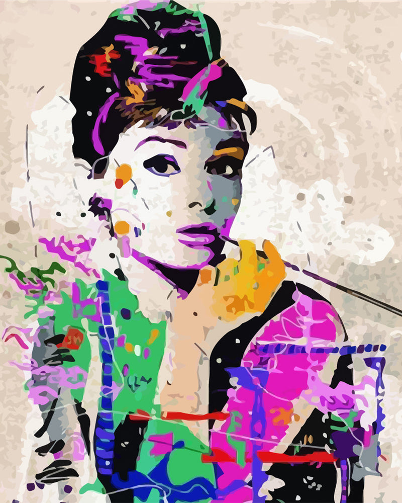 Audrey Hepburn Diamond Painting