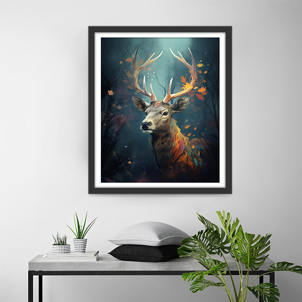 Autumn Deer Diamond Painting