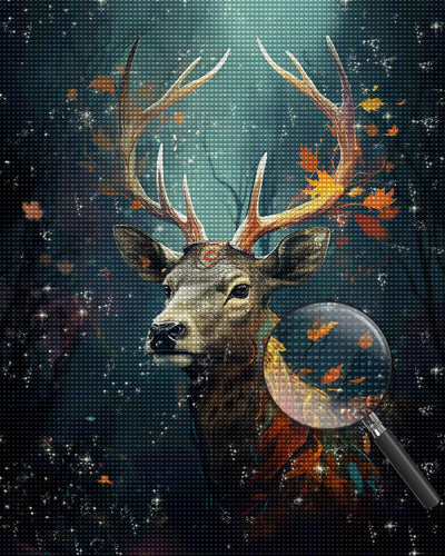 Autumn Deer Diamond Painting
