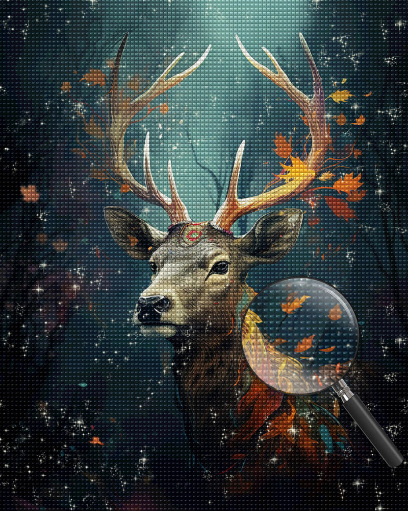Autumn Deer Diamond Painting