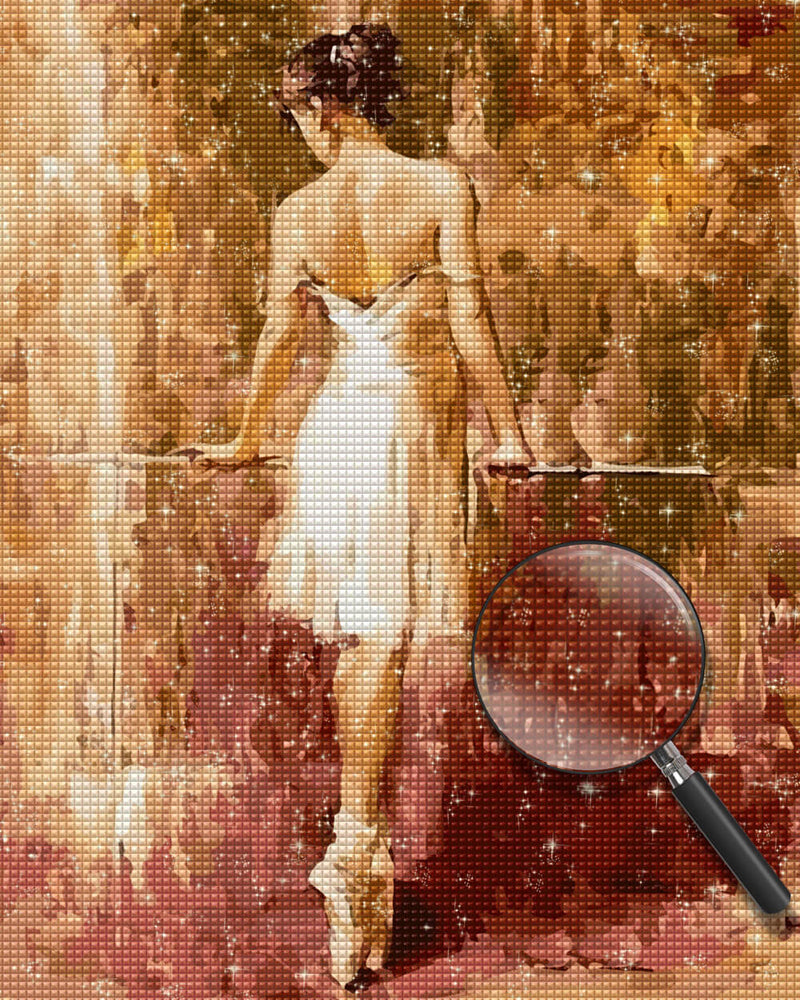 Ballet Dancers Practicing Diamond Painting