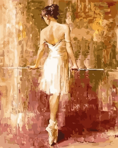 Ballet Dancers Practicing Diamond Painting