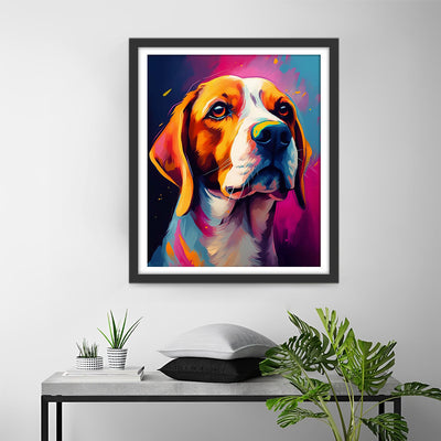 Beagle Portrait Diamond Painting