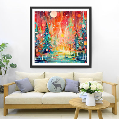Beautiful Christmas Tree Diamond Painting