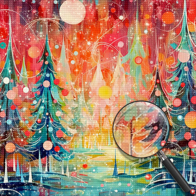 Beautiful Christmas Tree Diamond Painting