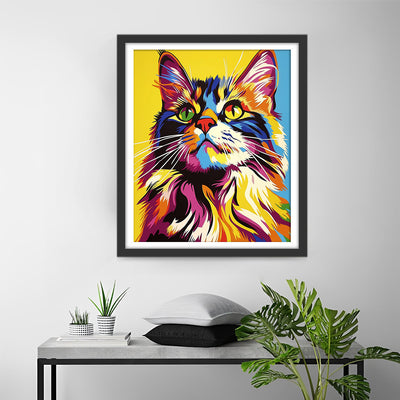 Beautiful Maine Coon Cat Diamond Painting
