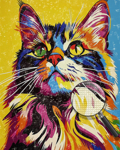 Beautiful Maine Coon Cat Diamond Painting