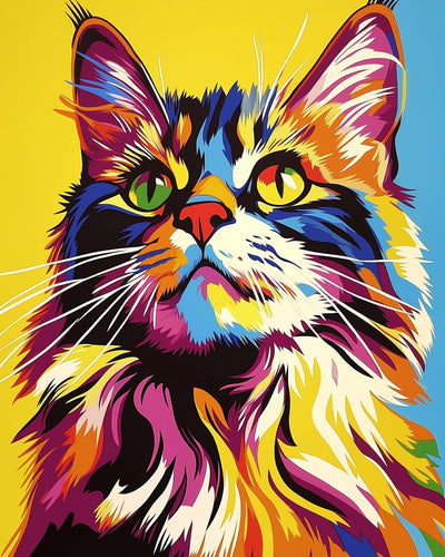 Beautiful Maine Coon Cat Diamond Painting