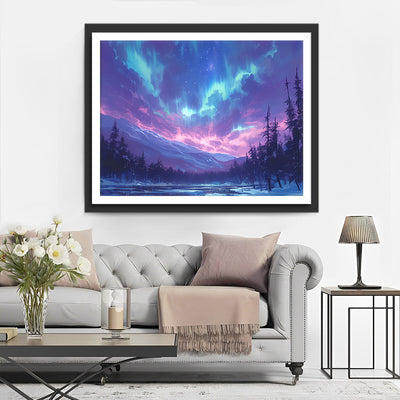 Beautiful Northern Lights Diamond Painting