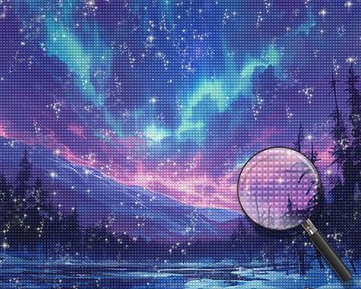 Beautiful Northern Lights Diamond Painting