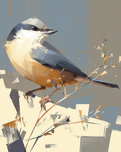 Bird and Sunshine Diamond Painting
