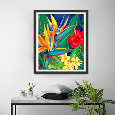Bird of Paradise Flowers Diamond Painting