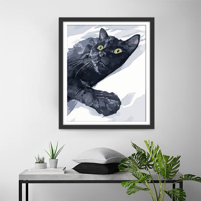 Black Cat Diamond Painting