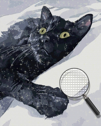 Black Cat Diamond Painting