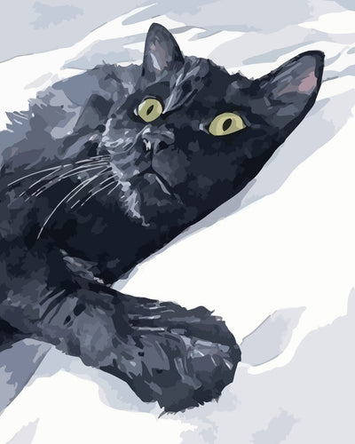 Black Cat Diamond Painting