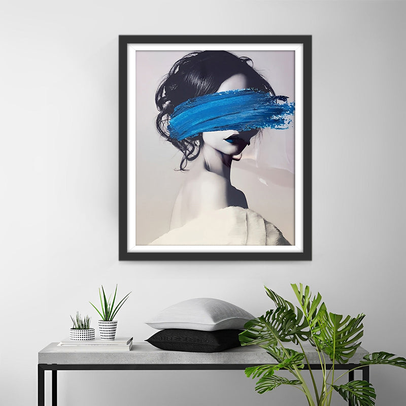 Blindfolded Woman Diamond Painting