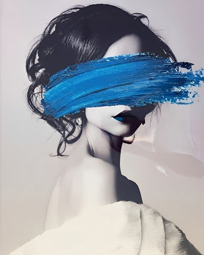 Blindfolded Woman Diamond Painting