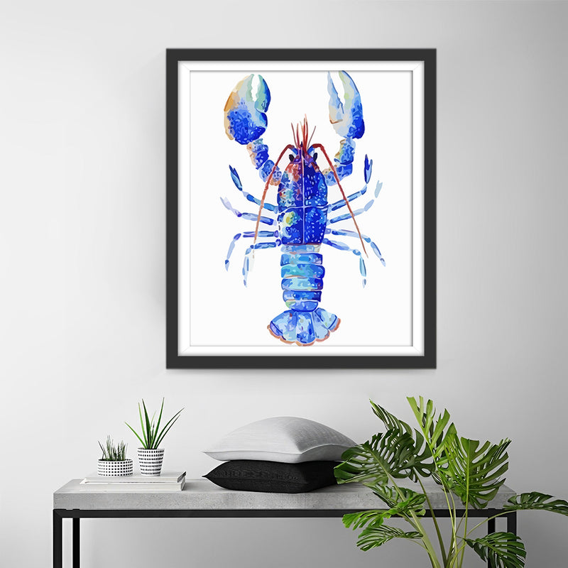 Blue Lobster Diamond Painting