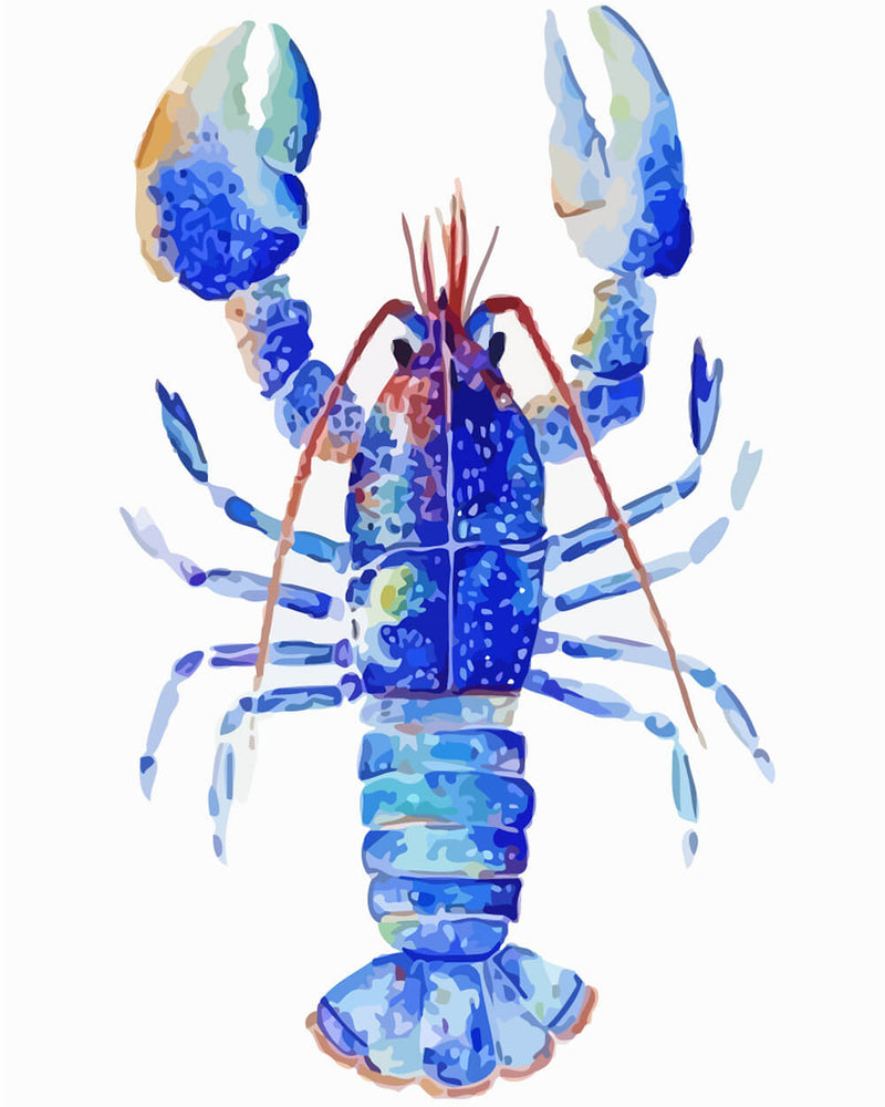 Blue Lobster Diamond Painting