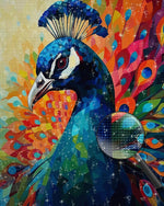 Blue Peacock Diamond Painting