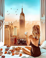 Breakfast for City Women Diamond Painting