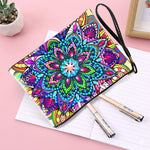 Brilliant Lotus Mandala Diamond Painting Wrist Bag