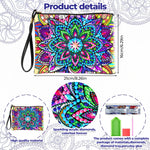 Brilliant Lotus Mandala Diamond Painting Wrist Bag