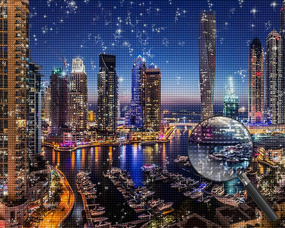 Buildings in Dubai Diamond Painting