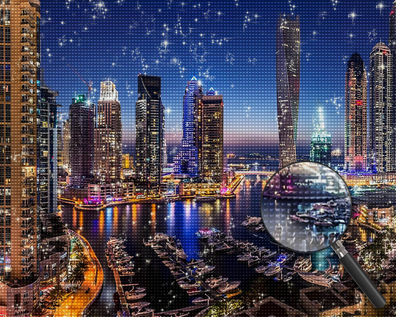 Buildings in Dubai Diamond Painting