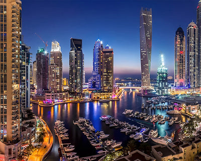 Buildings in Dubai Diamond Painting