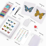 Butterfly Collection 12Pcs - Mini Diamond Painting Kit