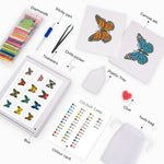 Butterfly Specimen 12Pcs - Mini Diamond Painting Kit