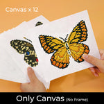 Butterfly Specimen 12Pcs - Mini Diamond Painting Kit