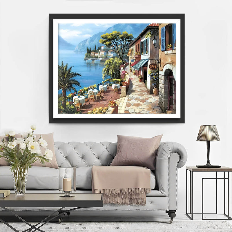 Cafe Beach Diamond Painting