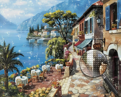 Cafe Beach Diamond Painting