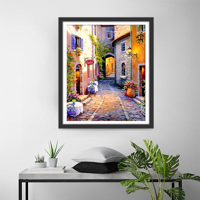 Cafe in the Alley Diamond Painting