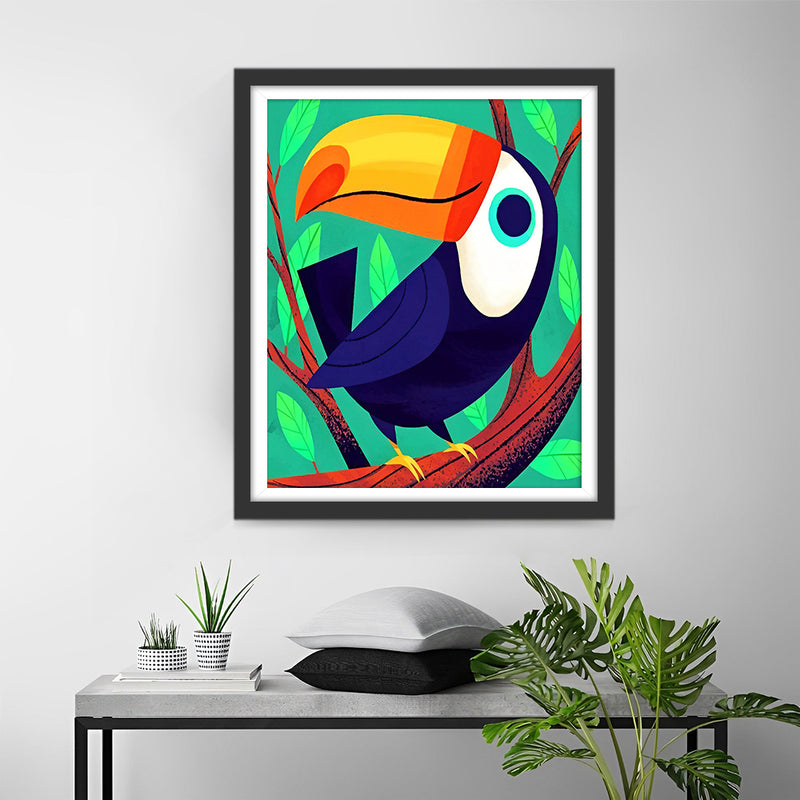 Cartoon Toucan Diamond Painting