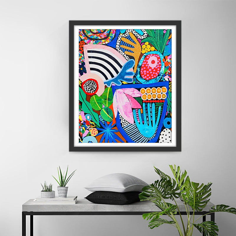 Cartoon Tropical Plants Diamond Painting