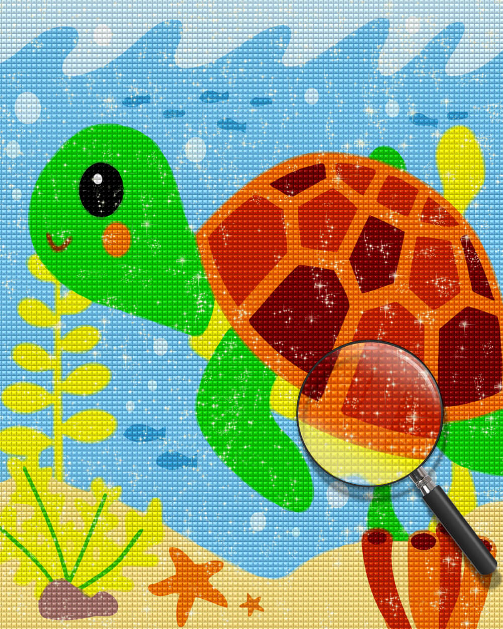 Cartoon Turtle Diamond Painting