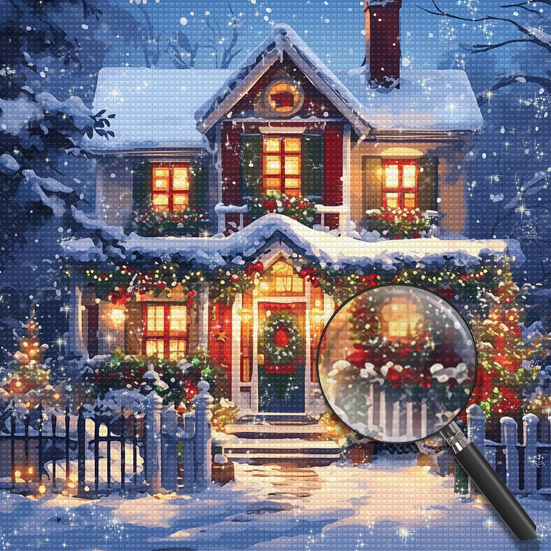 Christmas House Diamond Painting