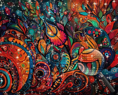 Colorful Abstract Pattern Diamond Painting