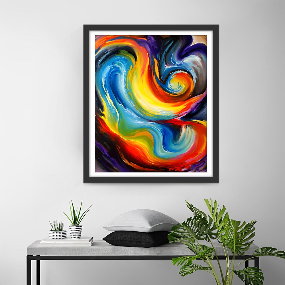Colorful Abstract Streamline Diamond Painting