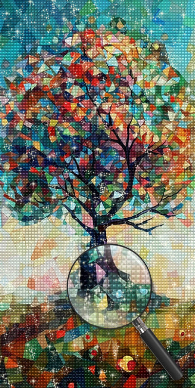 Colorful Abstract Tree Diamond Painting