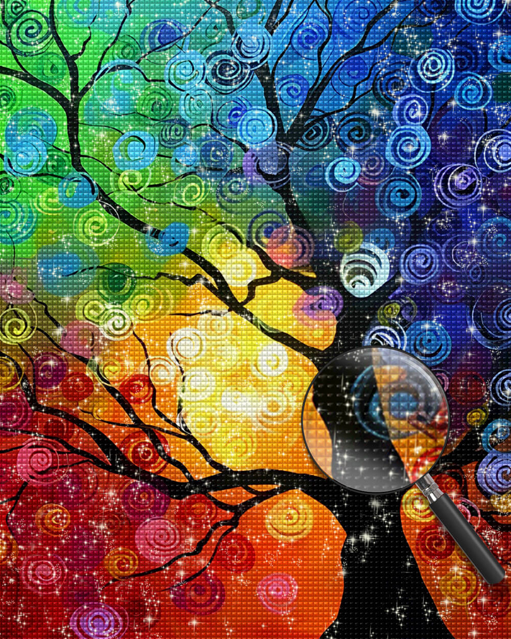 Colorful Abstract Tree Diamond Painting