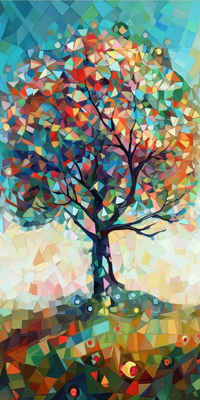Colorful Abstract Tree Diamond Painting